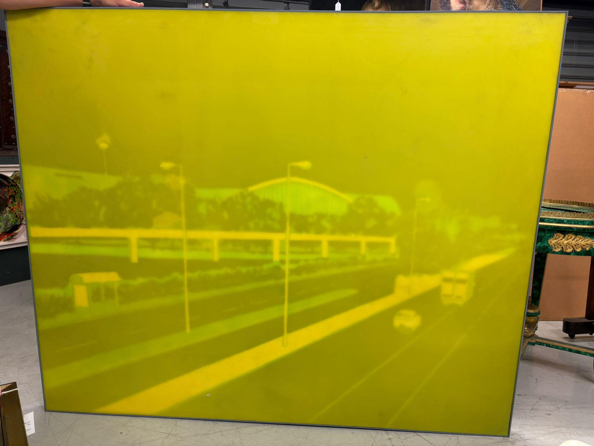 Plastica Francesco Sena, 'Paesaggio verde', 2006 circa, Pittura, cera e plastilina su Wood in vendita