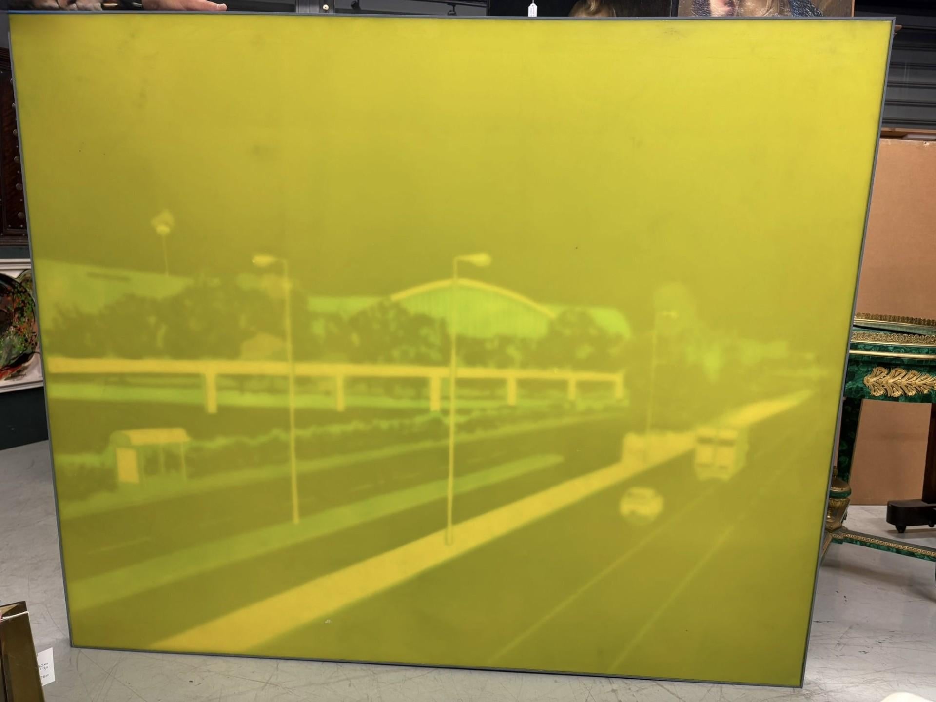 Francesco Sena, 'Paesaggio verde', 2006 circa, Pittura, cera e plastilina su Wood in vendita 2