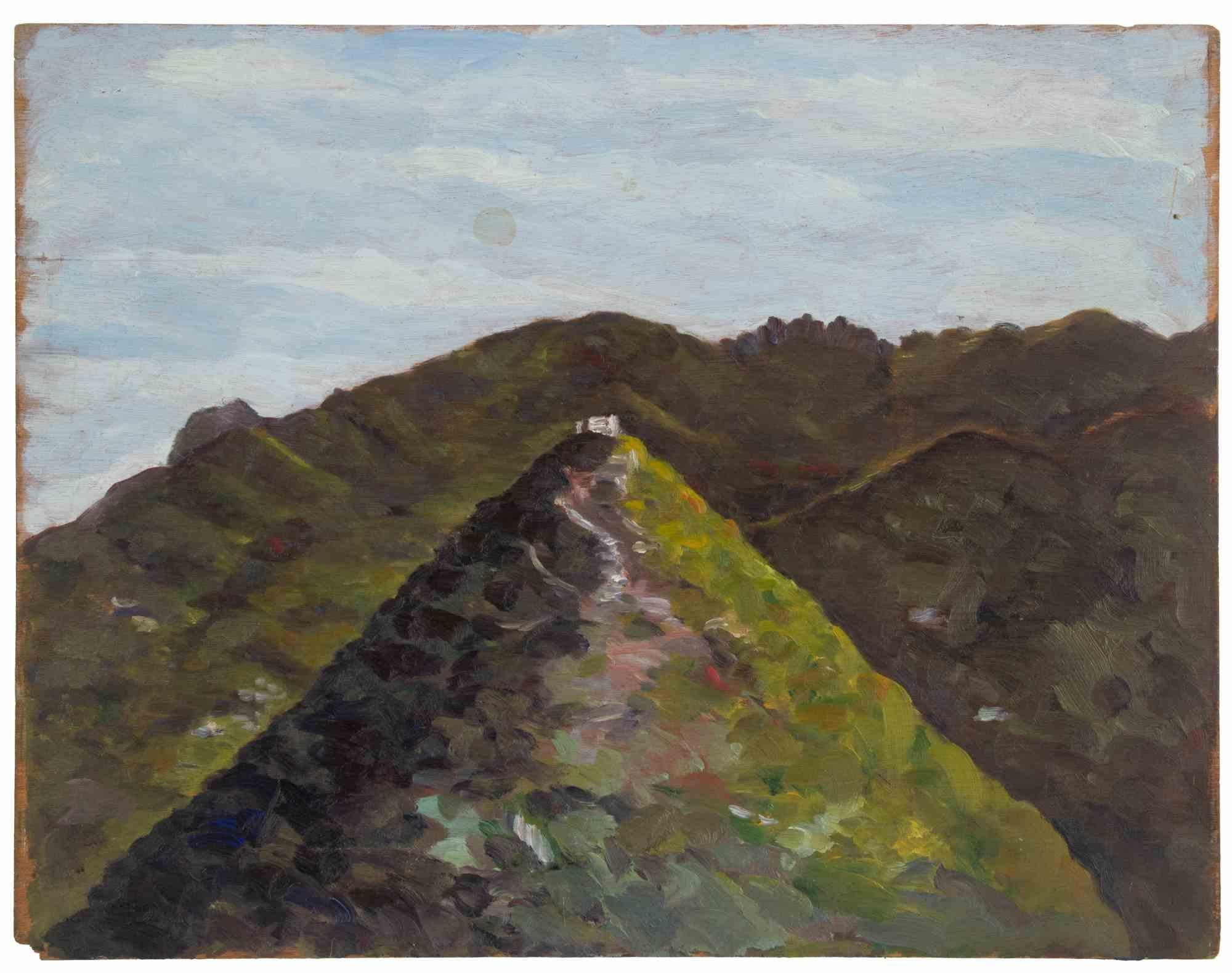 Oil on wooden panel realized in 1930s.

Good condition.