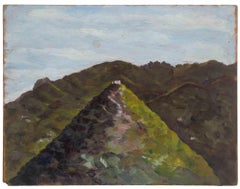 Mountain Landscape - Painting by Francesco Settimj - 1930s