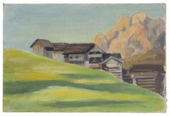 Berglandschaft – Gemälde von Francesco Settimj – 1930er Jahre