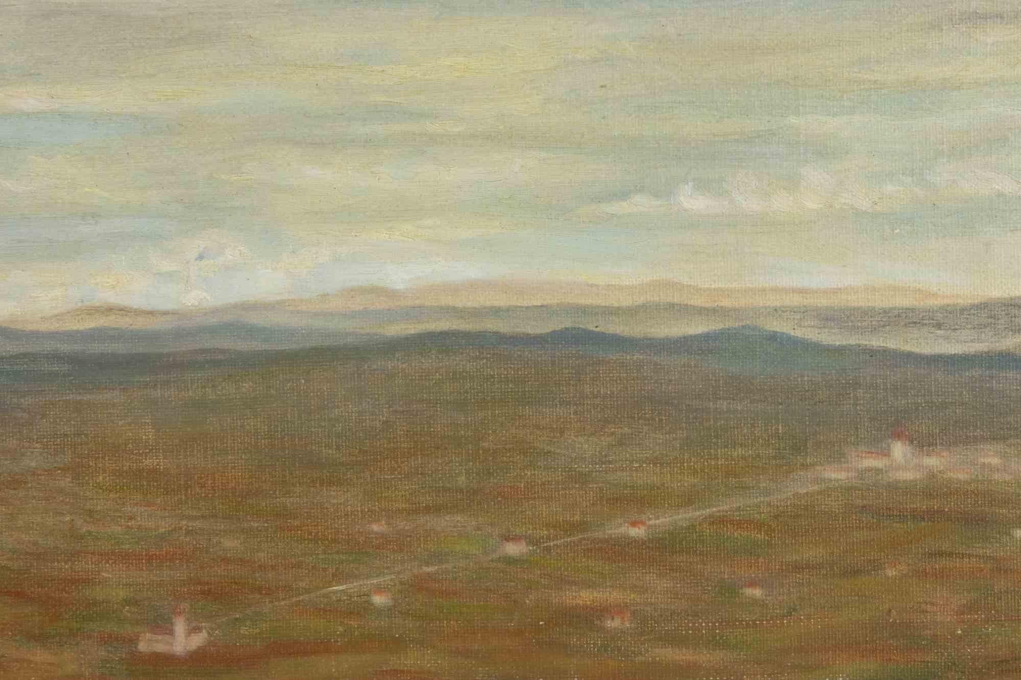 Olio su tela realizzato a metà del XX secolo da Francesco Settimj.

Buone condizioni.