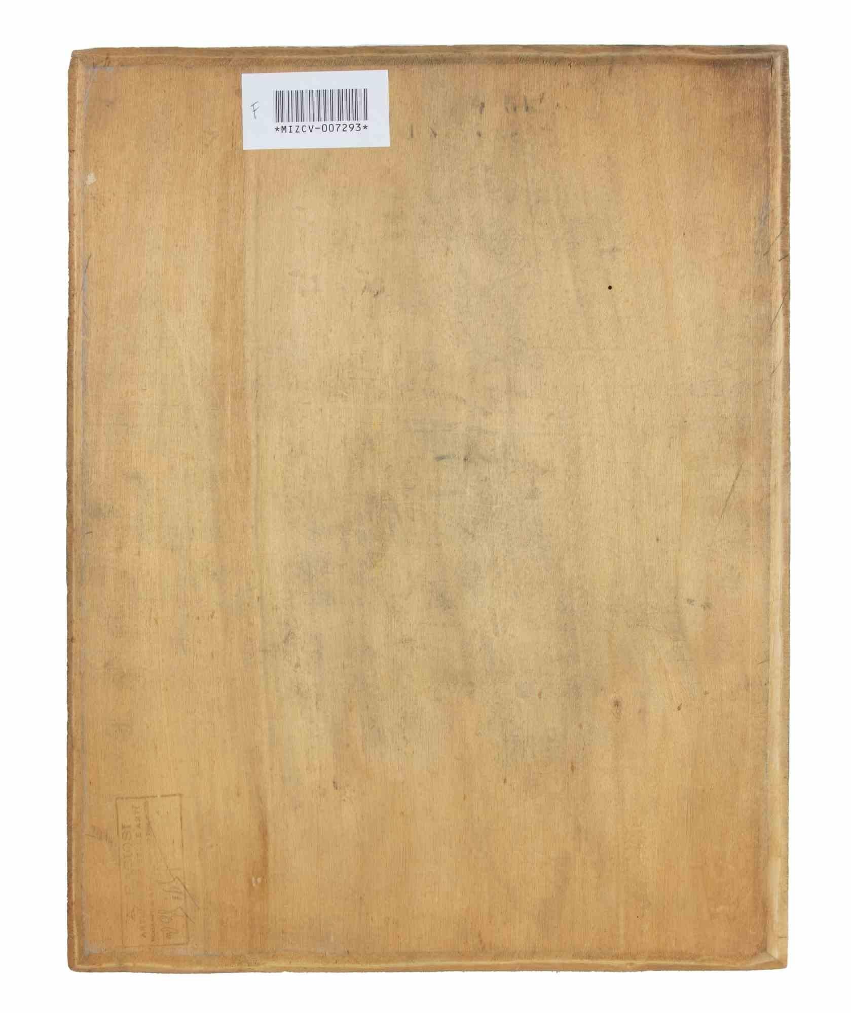 Ritratto di giovane donna - Quadro di Francesco Settimj - Anni '30 in vendita 2