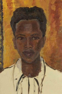Portrait - Painting by Francesco Settimj - mid-20th Century