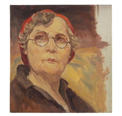 Portrait - Painting by Francesco Settimj - mid-20th Century