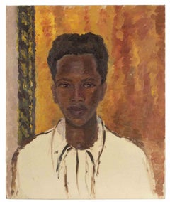 Portrait - Painting by Francesco Settimj - mid-20th Century
