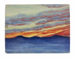 Vintage Seascape - Painting by Francesco Settimj - 1930
