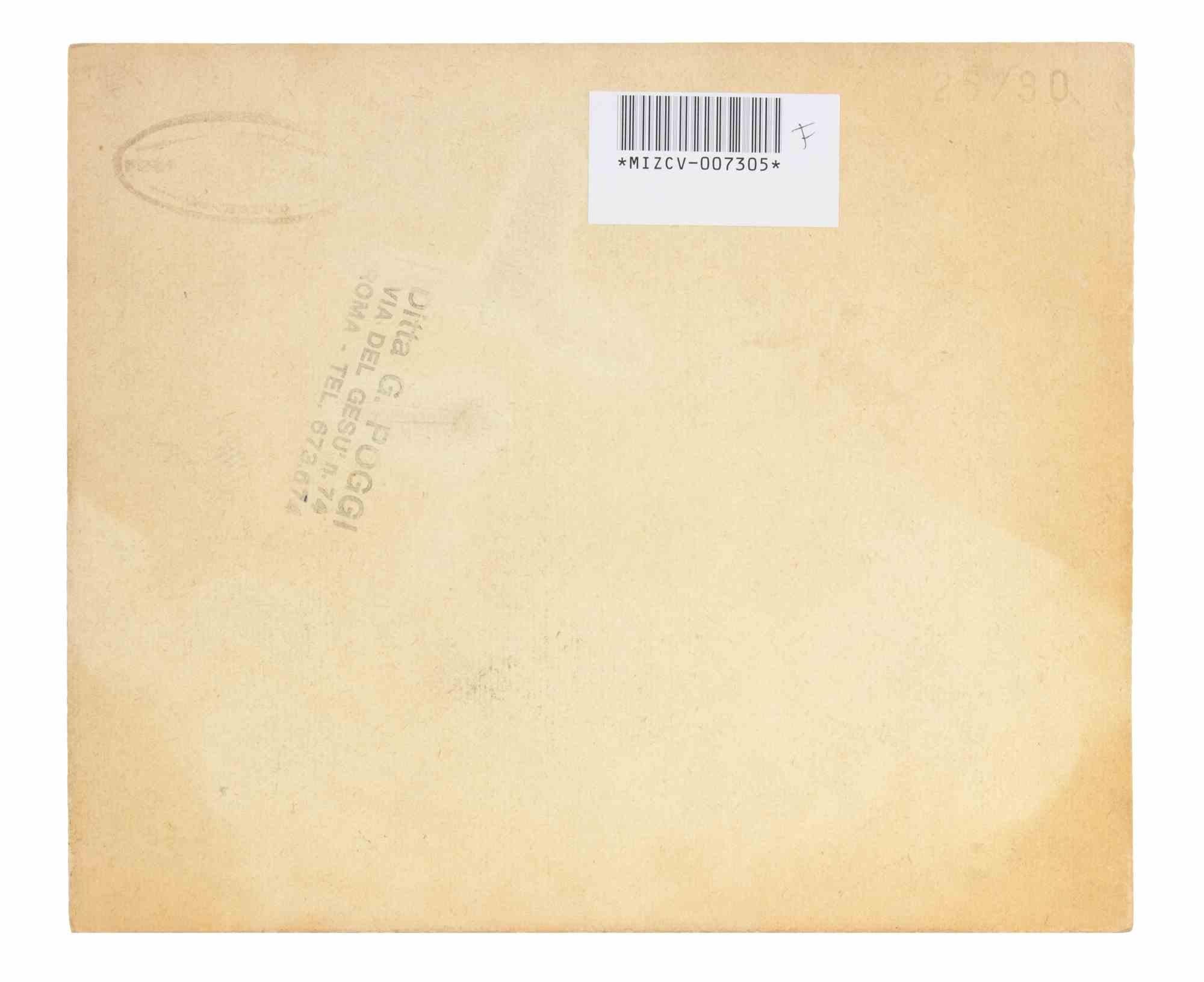 Square - Painting by Francesco Settimj - mid-20th Century For Sale 2