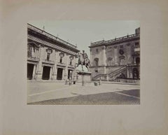 Vue ancienne du Capitole - Photographie de Francesco Sidoli - Fin du 19e siècle