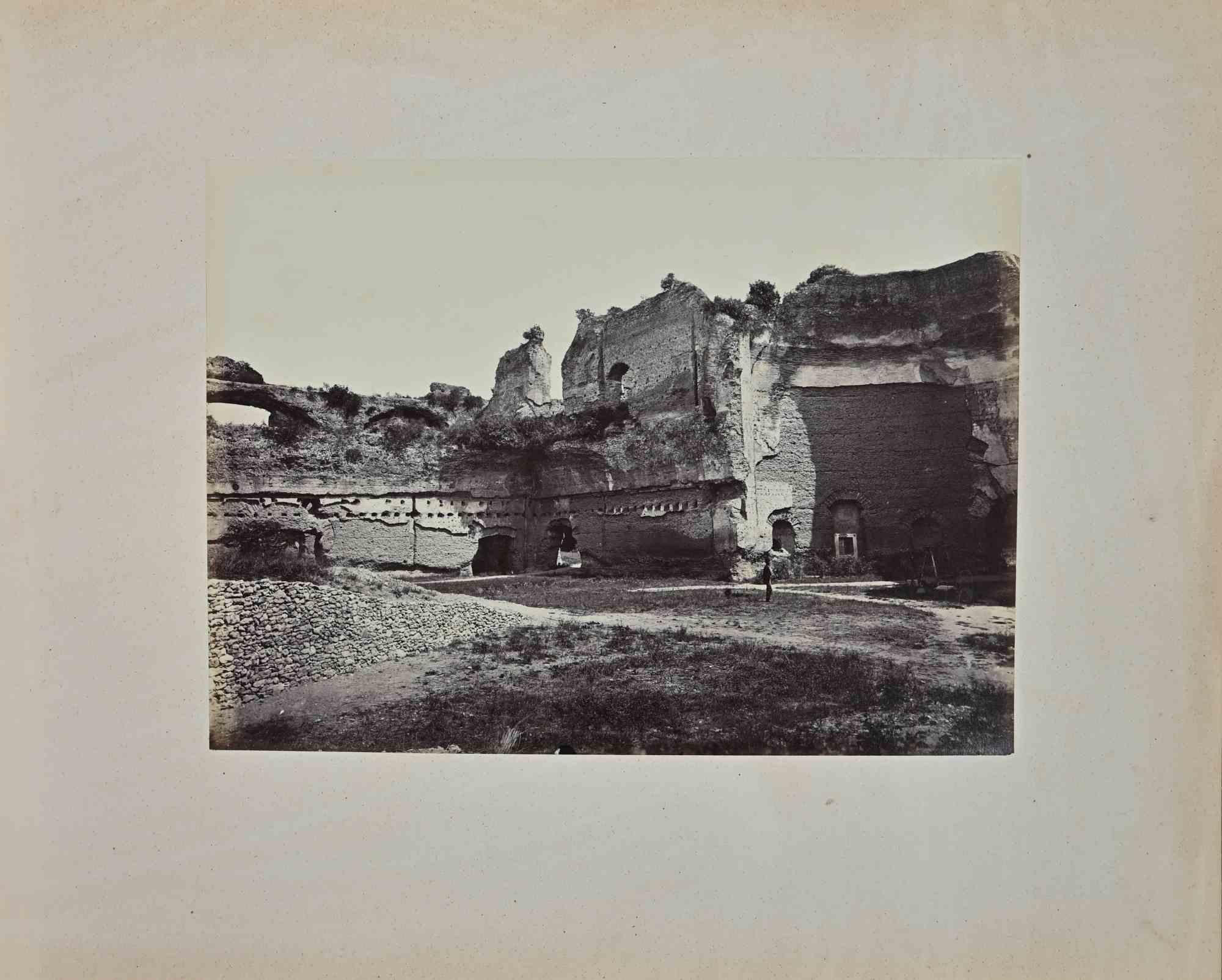 Francesco Sidoli Landscape Photograph - Ancient View of Rome - Photograph by F. Sidoli - Late 19th Century