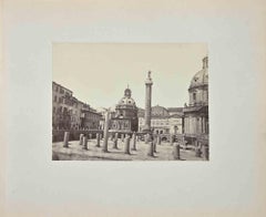 Forum of Trajan - Photograph by Francesco Sidoli - 19th Century