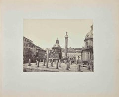 Forum of Trajan  - Photograph by Francesco Sidoli - 19th Century