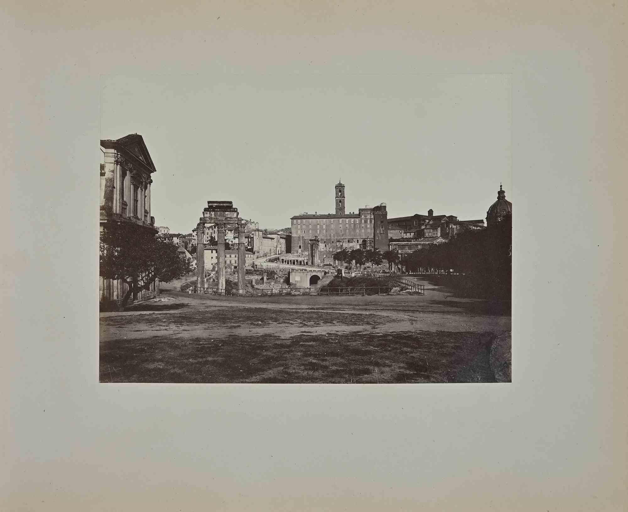 Francesco Sidoli Landscape Photograph - Monuments Landscapes Of Rome - Photograph by F. Sidoli - 19th  Century