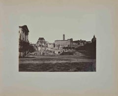 Antique Monuments Landscapes Of Rome - Photograph by F. Sidoli - 19th  Century