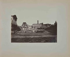 Monuments Landscapes Of Rome - Photograph by F. Sidoli - 19th Century
