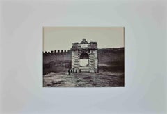 View of Ancient Rome - Original Photograph by F. Sidoli - 19th Century