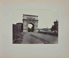 View of Ancient Rome - Photograph by F. Sidoli - Late 19th Century