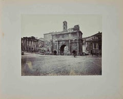 View of Ancient Rome - Photograph by F. Sidoli - Late 19th Century