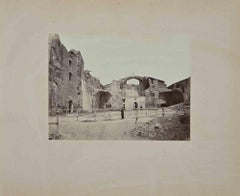 Antique View of Ancient Rome - Photograph by F. Sidoli - Late 19th Century