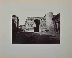 View of Ancient Rome - Vintage Photograph by Francesco Sidoli - 19th Century