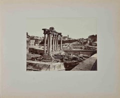  View of the Imperial Forums - Photograph by F. Sidoli - 19th  Century