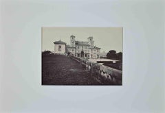 View of Villa Medici - Photograph by F. Sidoli - 19th Century