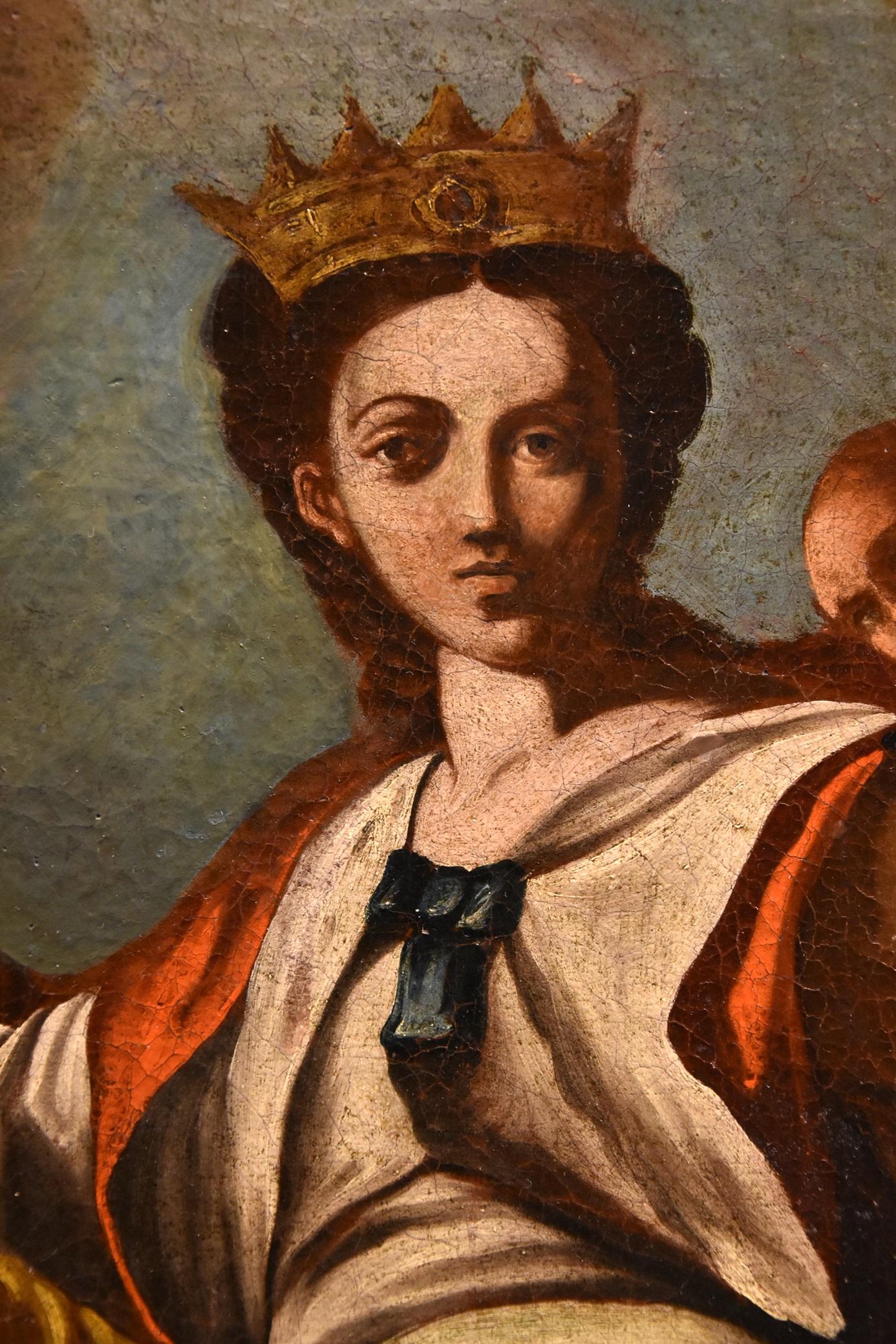 Allegoria dell'Europa Solimena Dipinto del XVIII secolo Olio su tela Vecchio maestro Italia in vendita 10