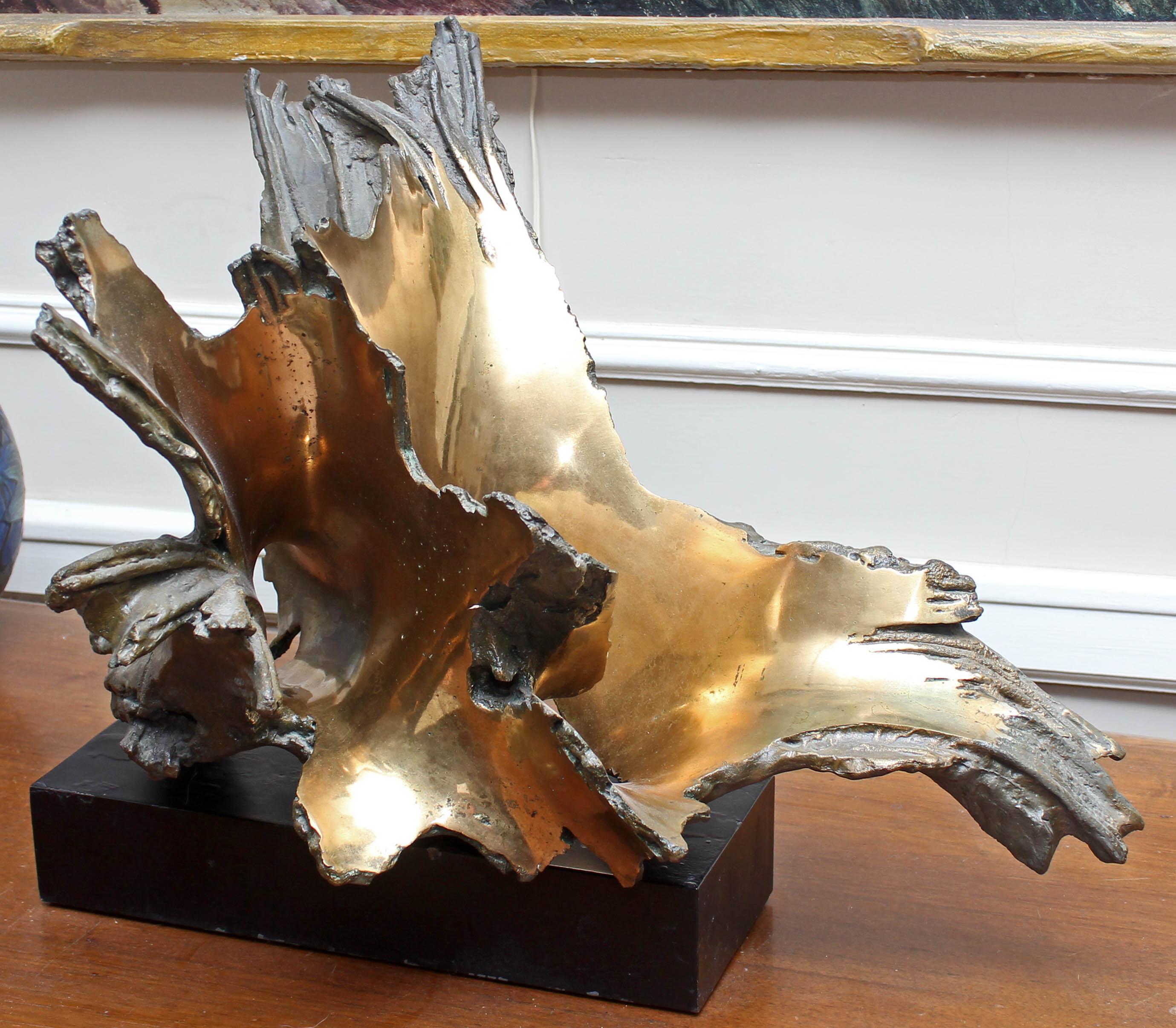 Bronzeskulptur „Furnace Flowers“ aus Bronze   (Moderne), Sculpture, von Francesco Somaini