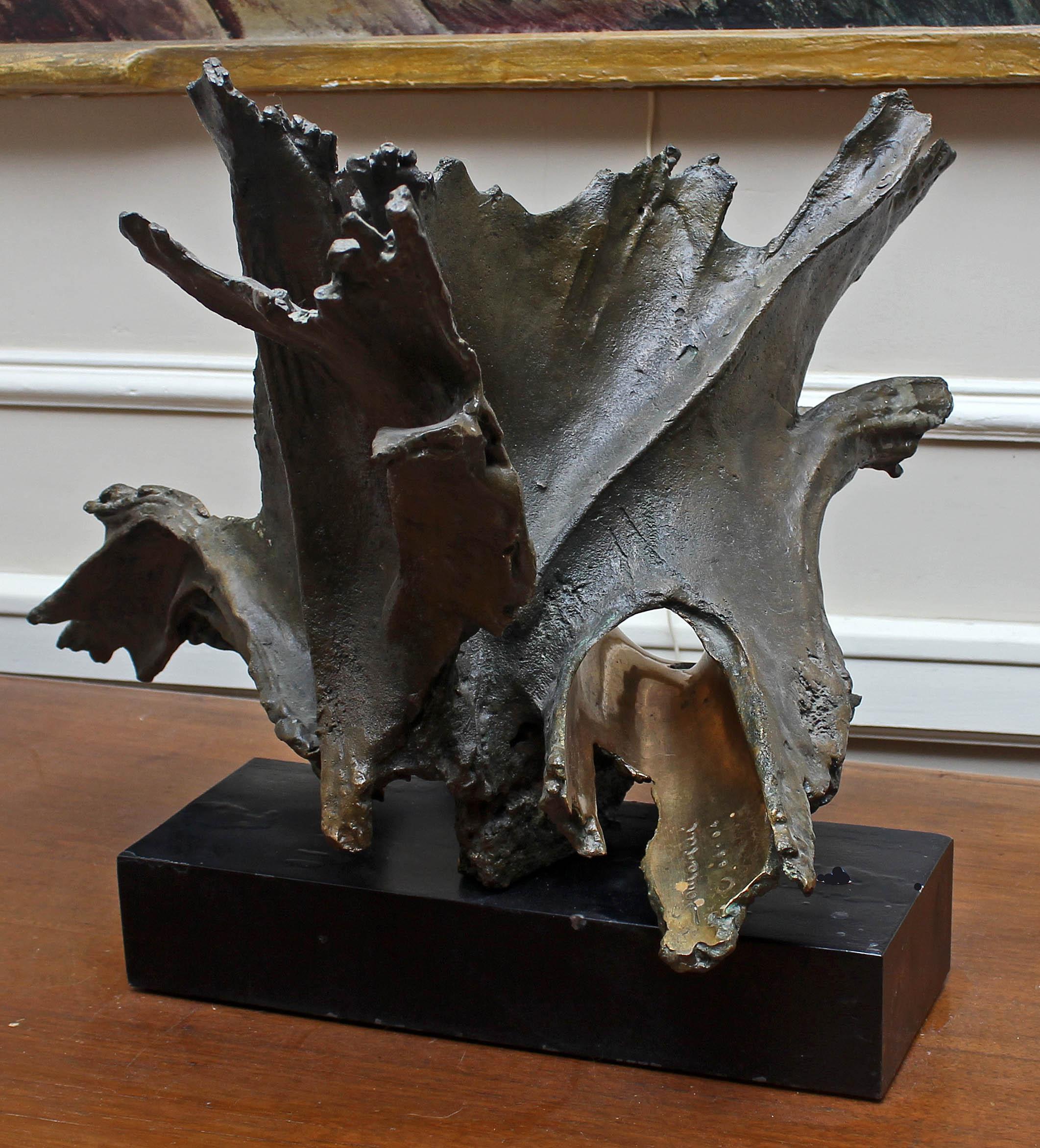 Sculpture en bronze « Fleurs dernace »   en vente 4