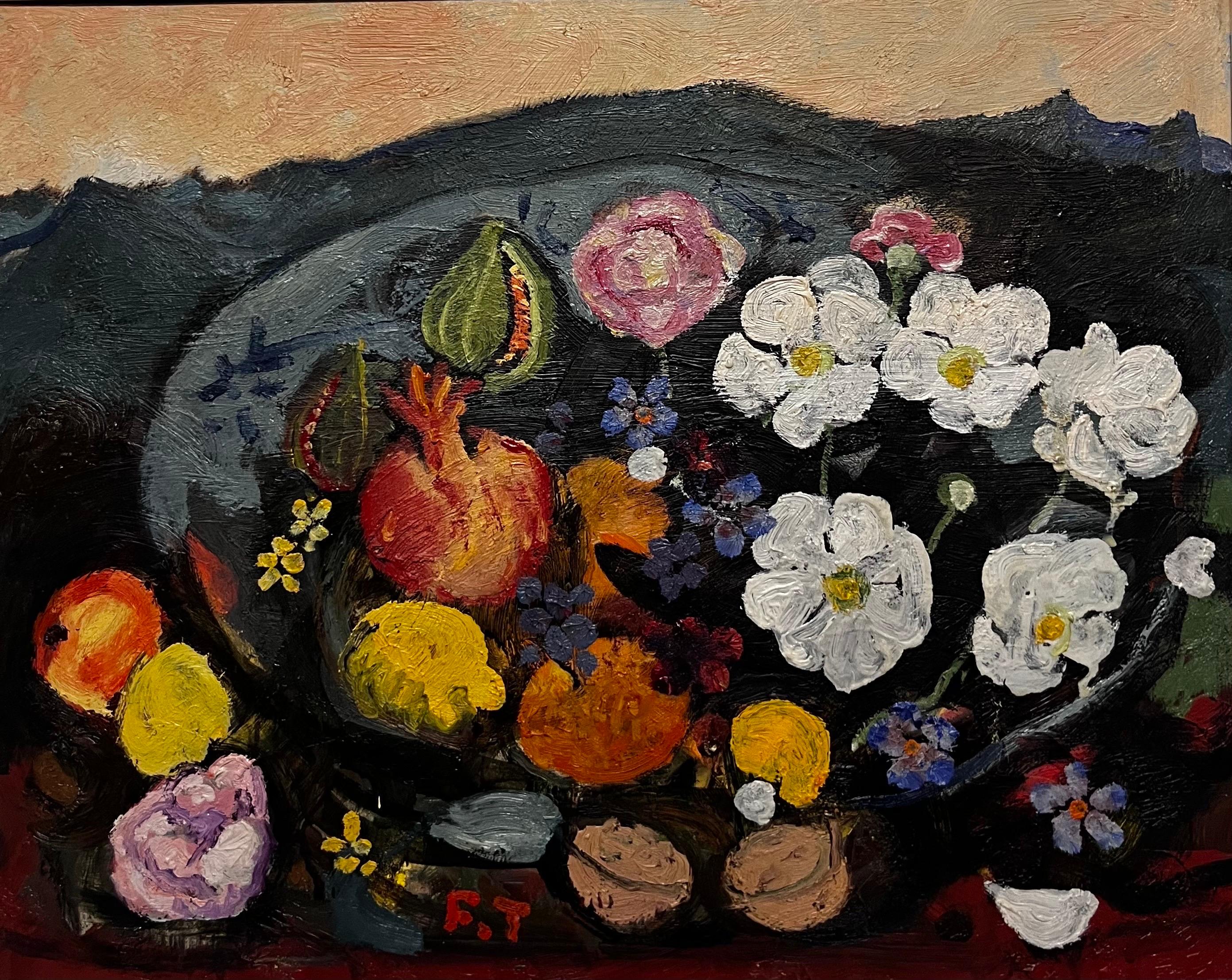 „Fiori e frutta“ Olio cm. 50 x 40 1998 – Painting von Francesco Tabusso