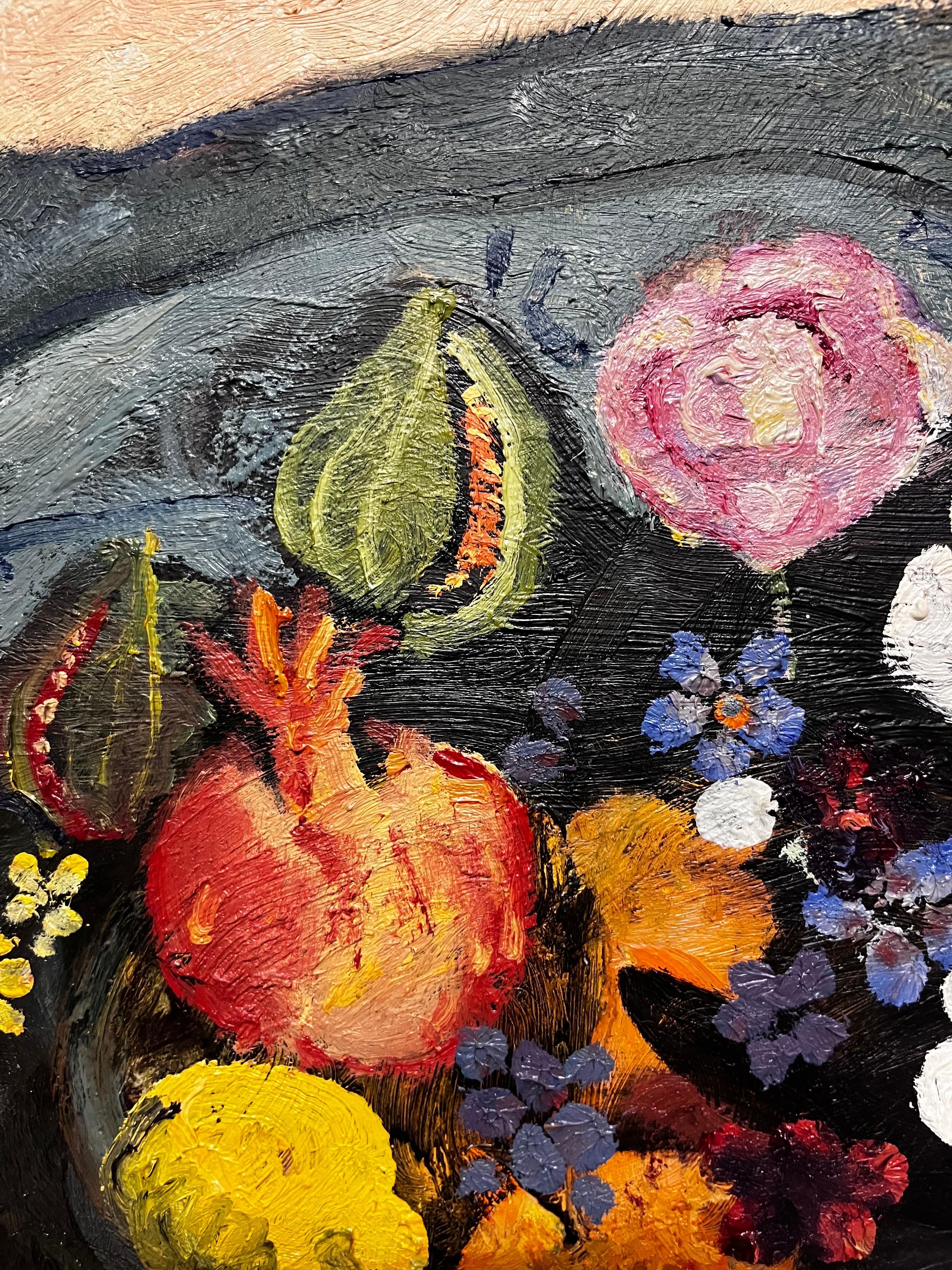 „Fiori e frutta“ Olio cm. 50 x 40 1998 im Angebot 2
