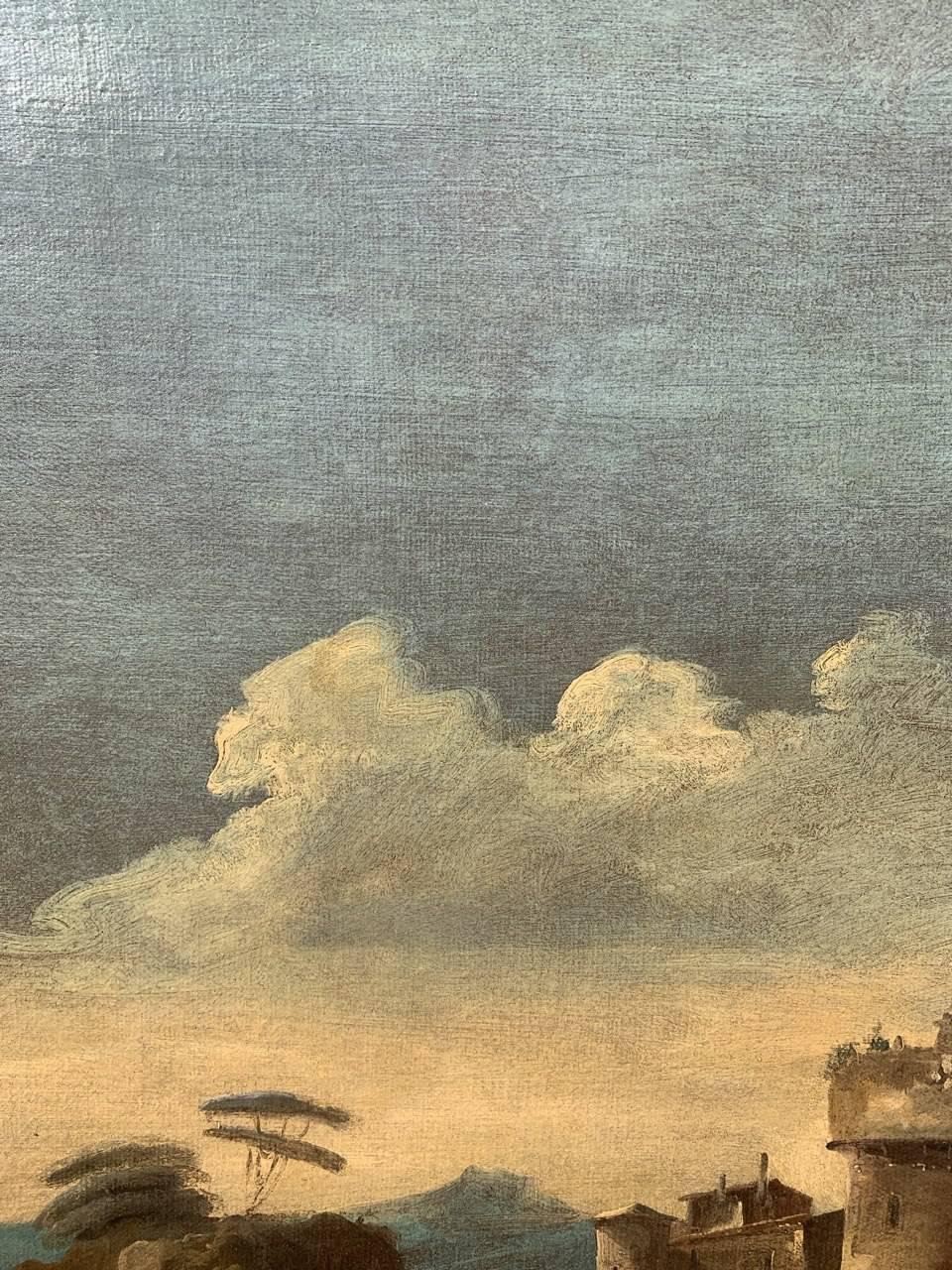 Francesco Tironi (maestro veneziano) - Pittura di paesaggio del XVIII secolo - Pastori in vendita 4