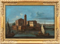 Francesco Tironi (Venetian Master) - 18th century painting - Venice View Island