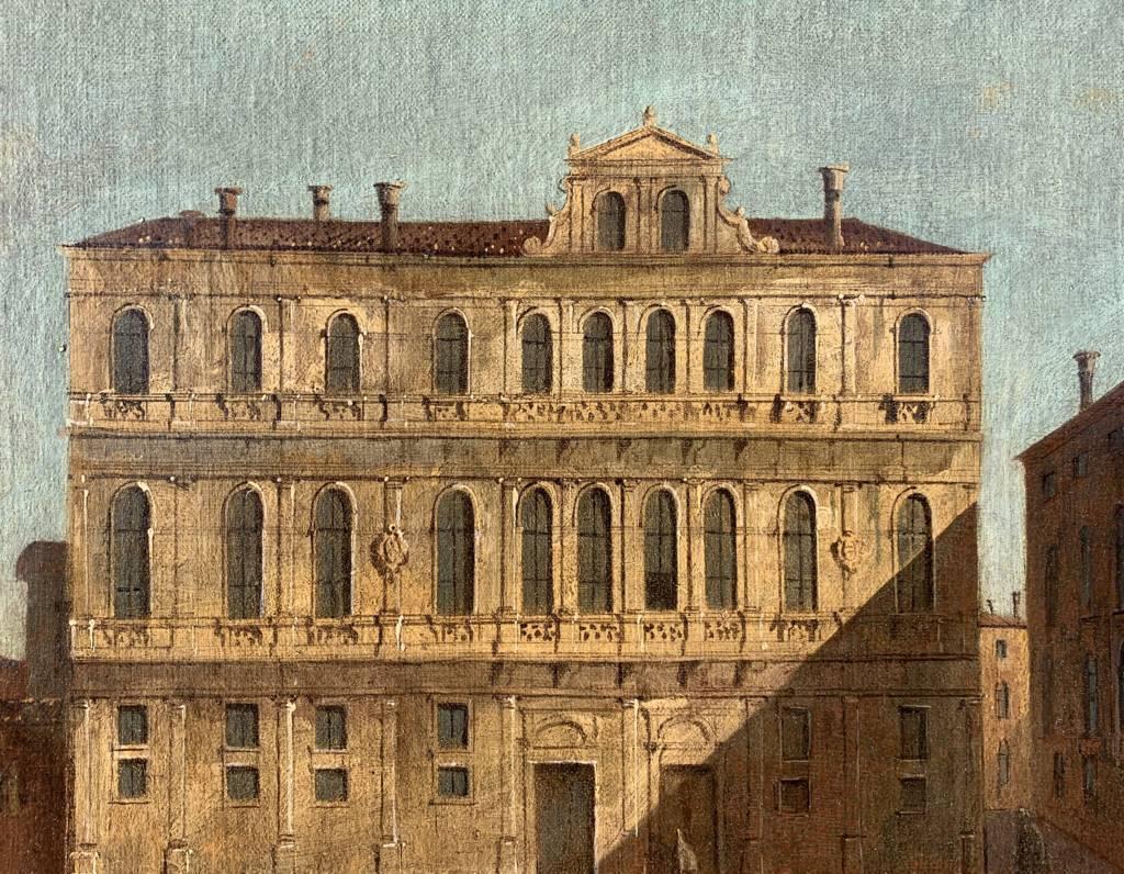 Francesco Tironi (Maestro veneciano) - Pintura del siglo XVIII - Vista de Venecia 6