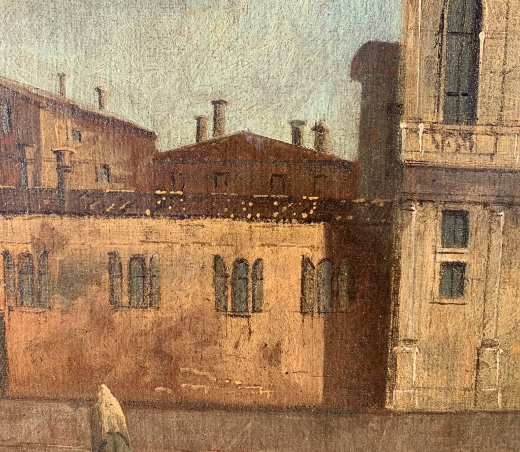 Francesco Tironi (Maestro veneciano) - Pintura del siglo XVIII - Vista de Venecia 8