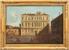 Francesco Tironi (Maître vénitien) - Peinture du XVIIIe siècle - Vue de Venise