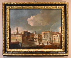 View Venice Landscape Tironi 18th Century Paint Oil on canvas Old master Italy