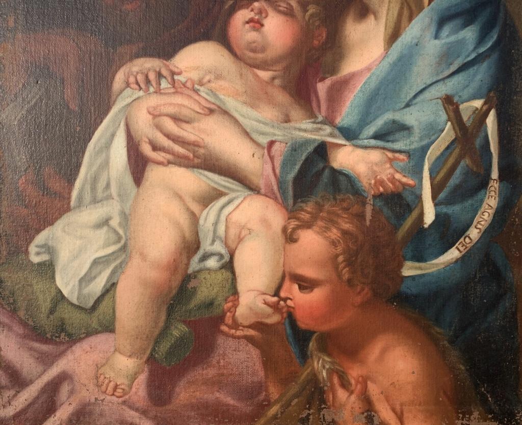 Francesco Trevisani attributed -18th century Italian figure painting - Virgin 1