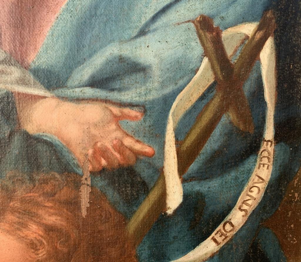 Francesco Trevisani attributed -18th century Italian figure painting - Virgin 5