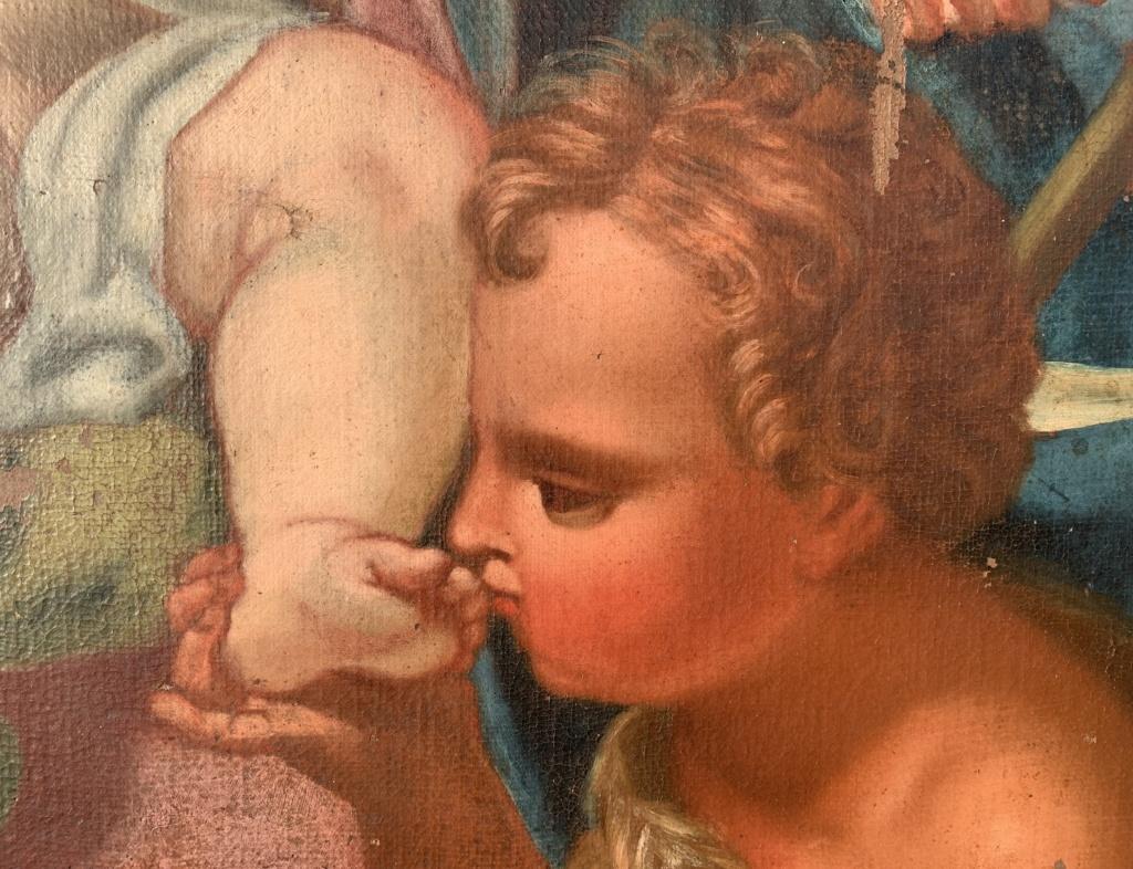 Francesco Trevisani attributed -18th century Italian figure painting - Virgin 6