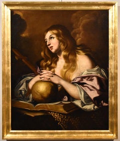 Maddalena Trevisani Paint Oil on canvas 17/18th Century Italian Old master Art