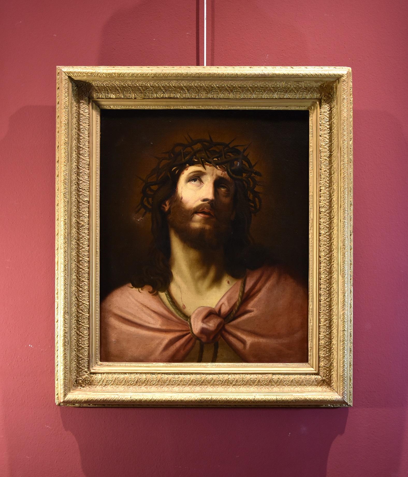 Ecce Homo Christ Trevisani Paint Oil on canvas Old master 18yh Century Italy - Old Masters Painting by Francesco Trevisani (Capodistria 1656 - Rome 1746) 