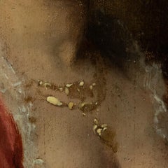 19th Century  Signed Portrait of a Young Gentlewoman Painting