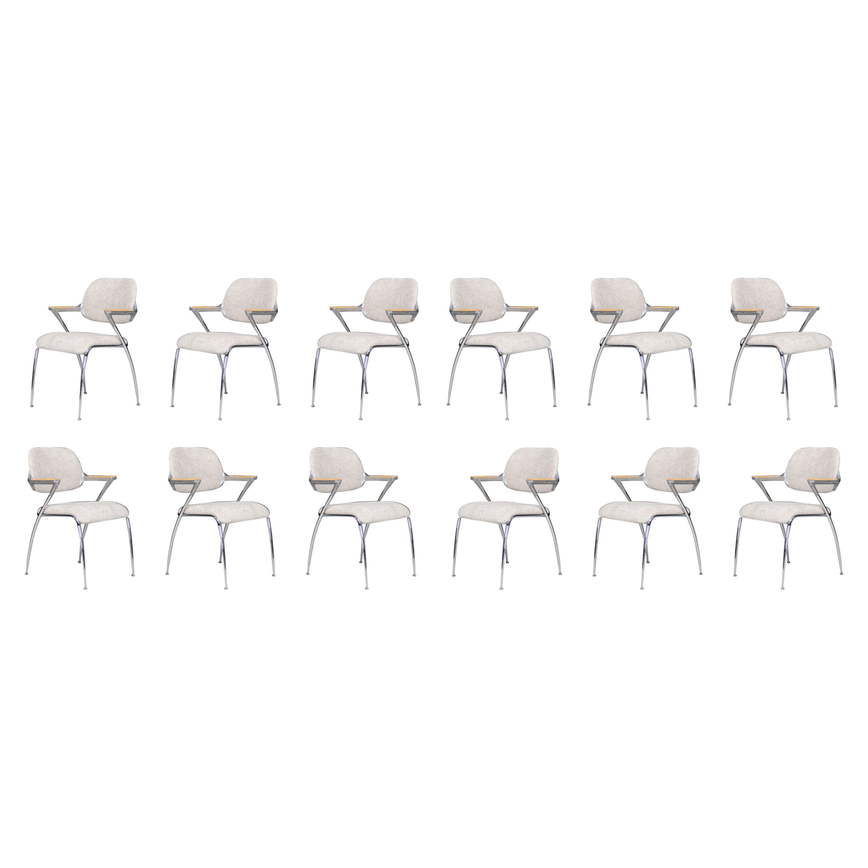 Francesco Zaccone for Thonet Golf Dining Chairs, Germany, 1970