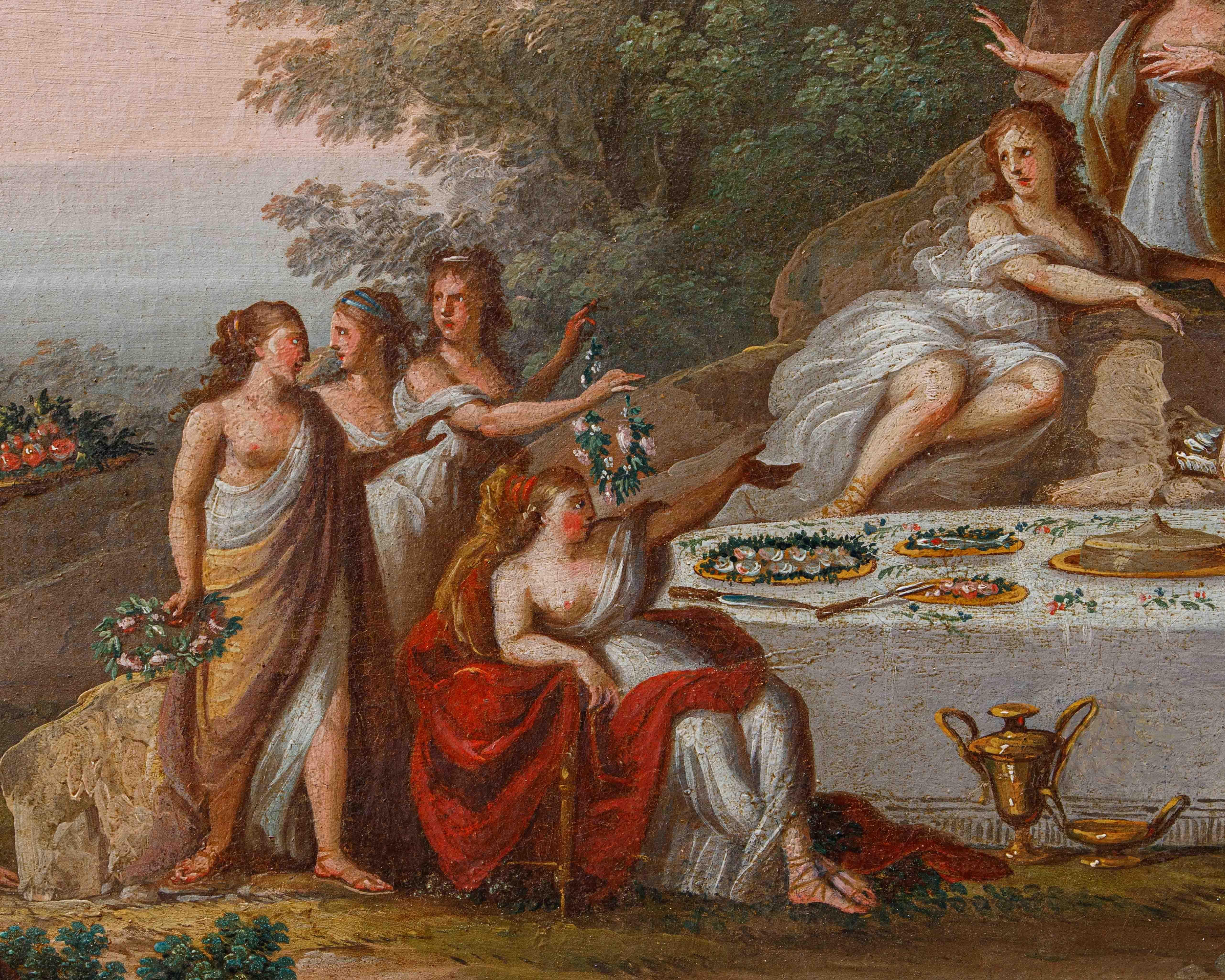 Ambit by Francesco Zuccarelli (Pitigliano, 1702 - Florence, 1788), Banquet For Sale 2