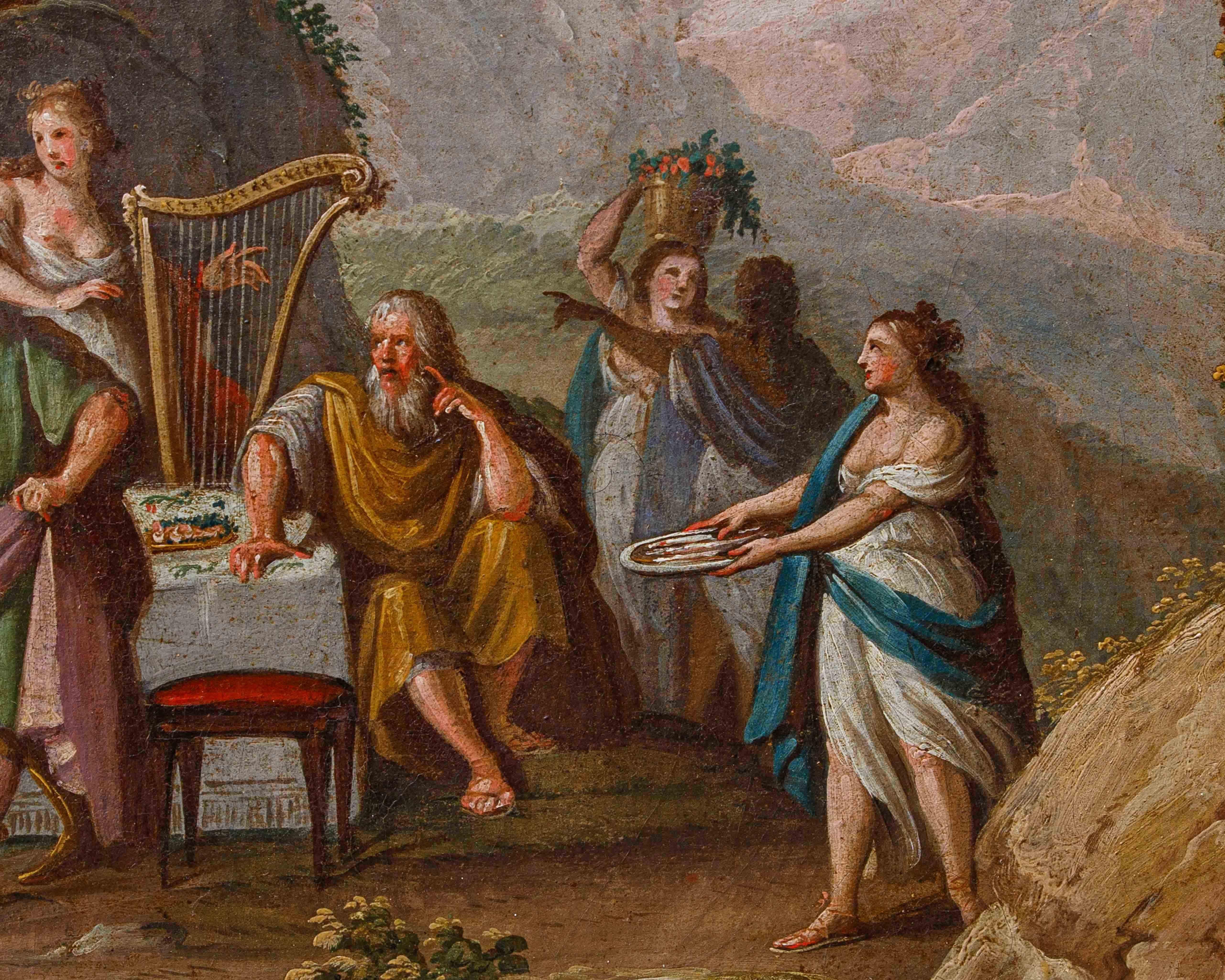 Ambit by Francesco Zuccarelli (Pitigliano, 1702 - Florence, 1788), Banquet For Sale 3