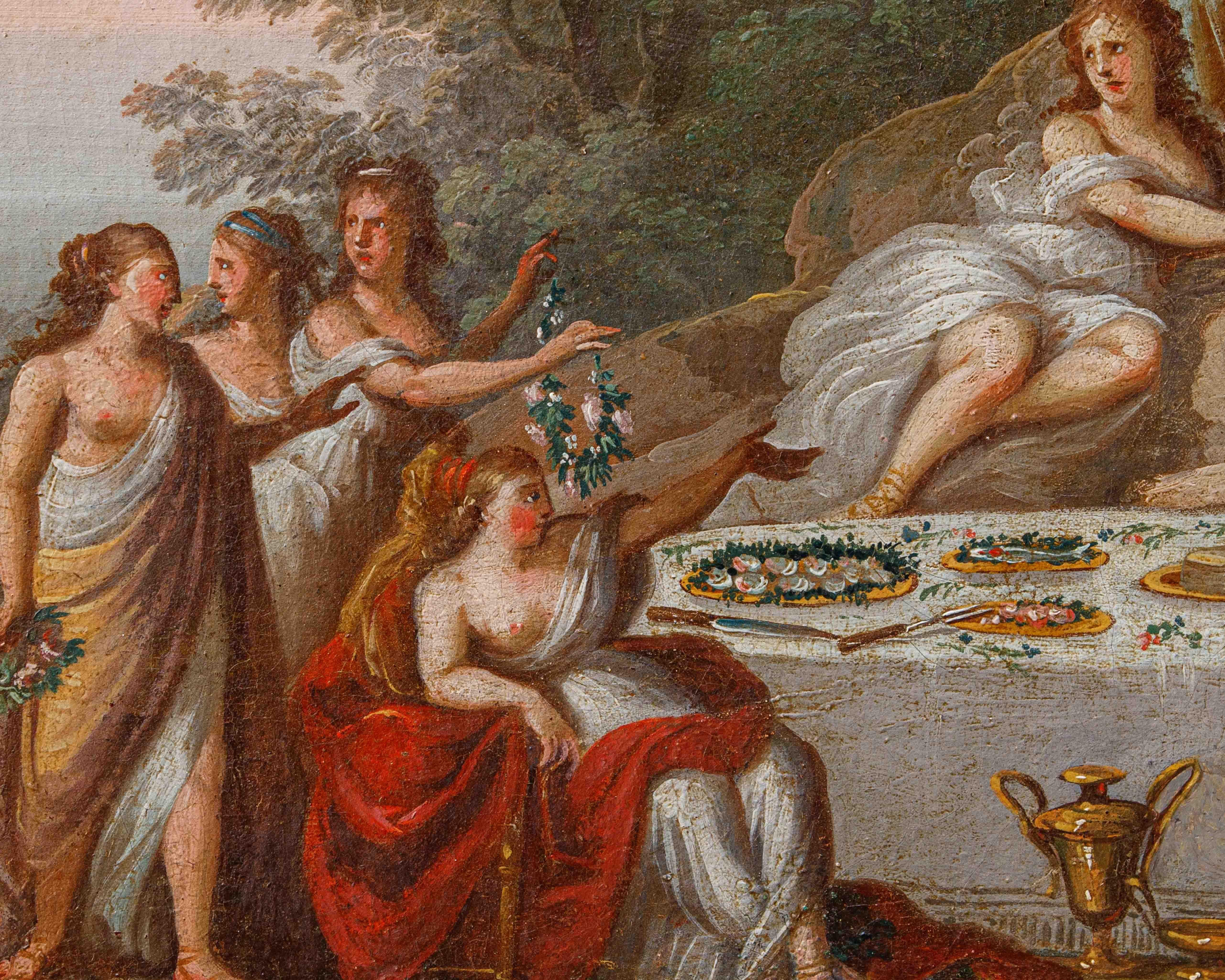 Ambit by Francesco Zuccarelli (Pitigliano, 1702 - Florence, 1788), Banquet For Sale 7