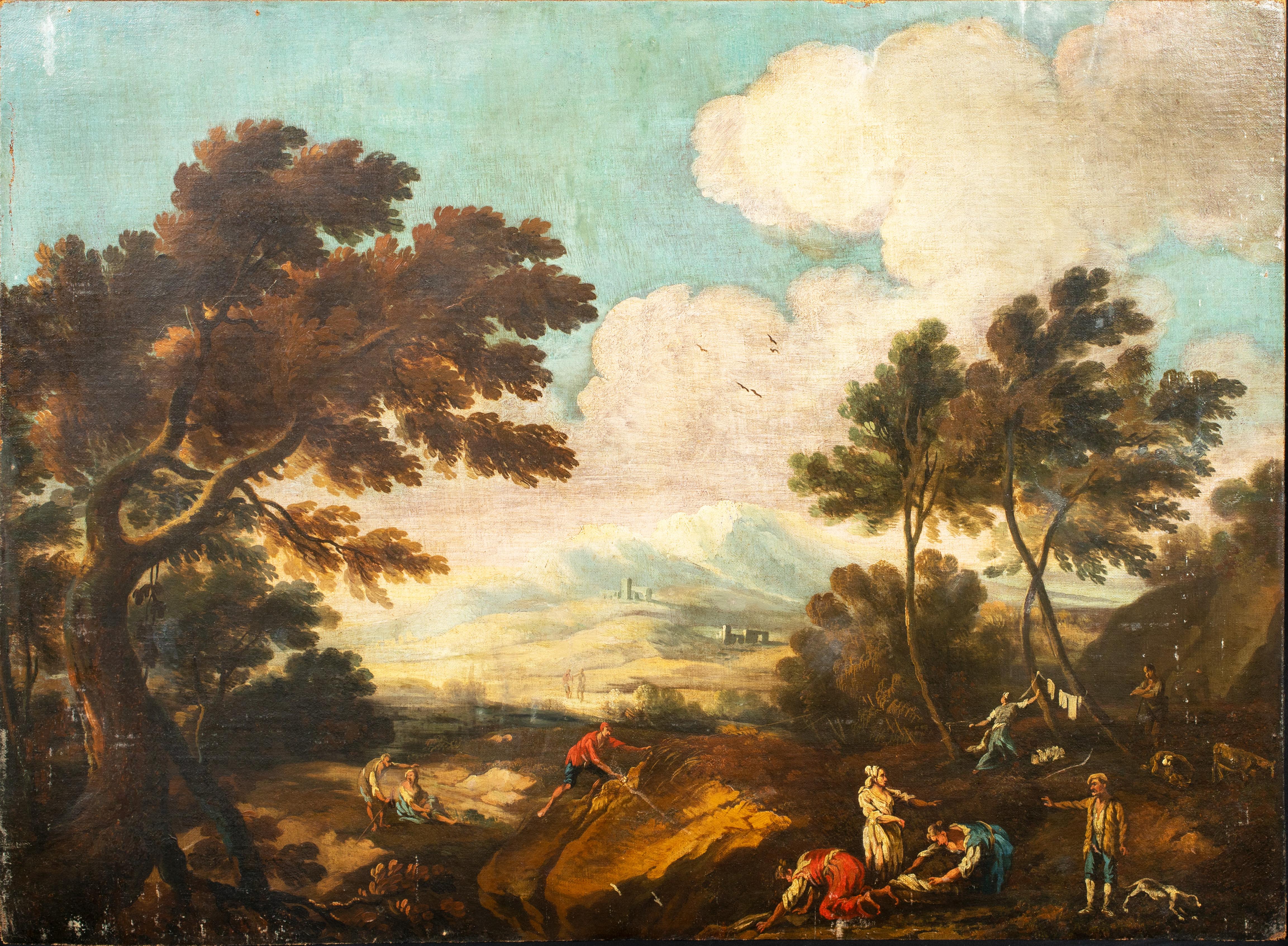 Francesco Zuccarelli Landscape Painting - Landscape, 18th Century