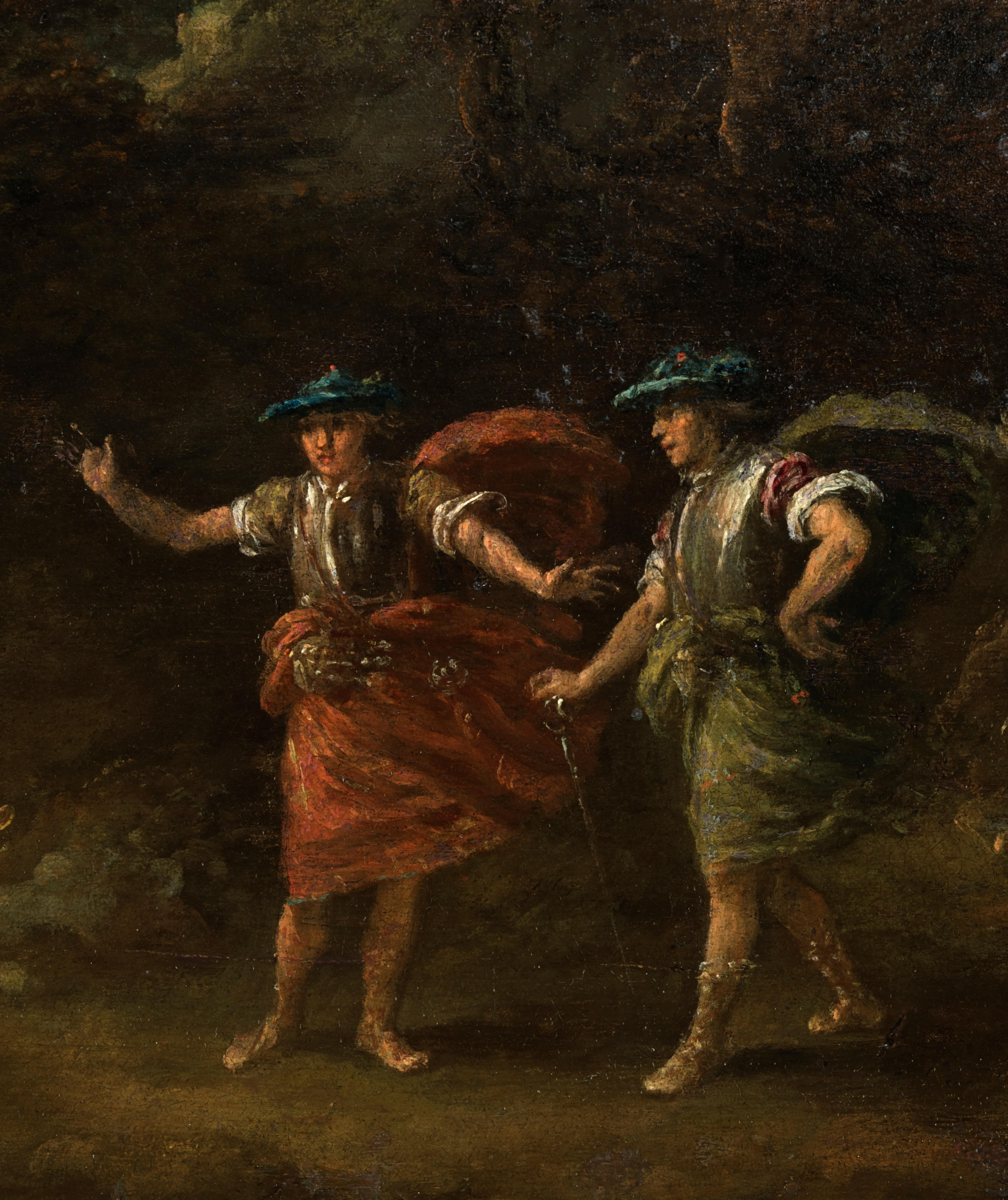 Macbeth und die drei Witches, ein Gemälde auf Täfelung von Francesco Zuccarelli im Angebot 6