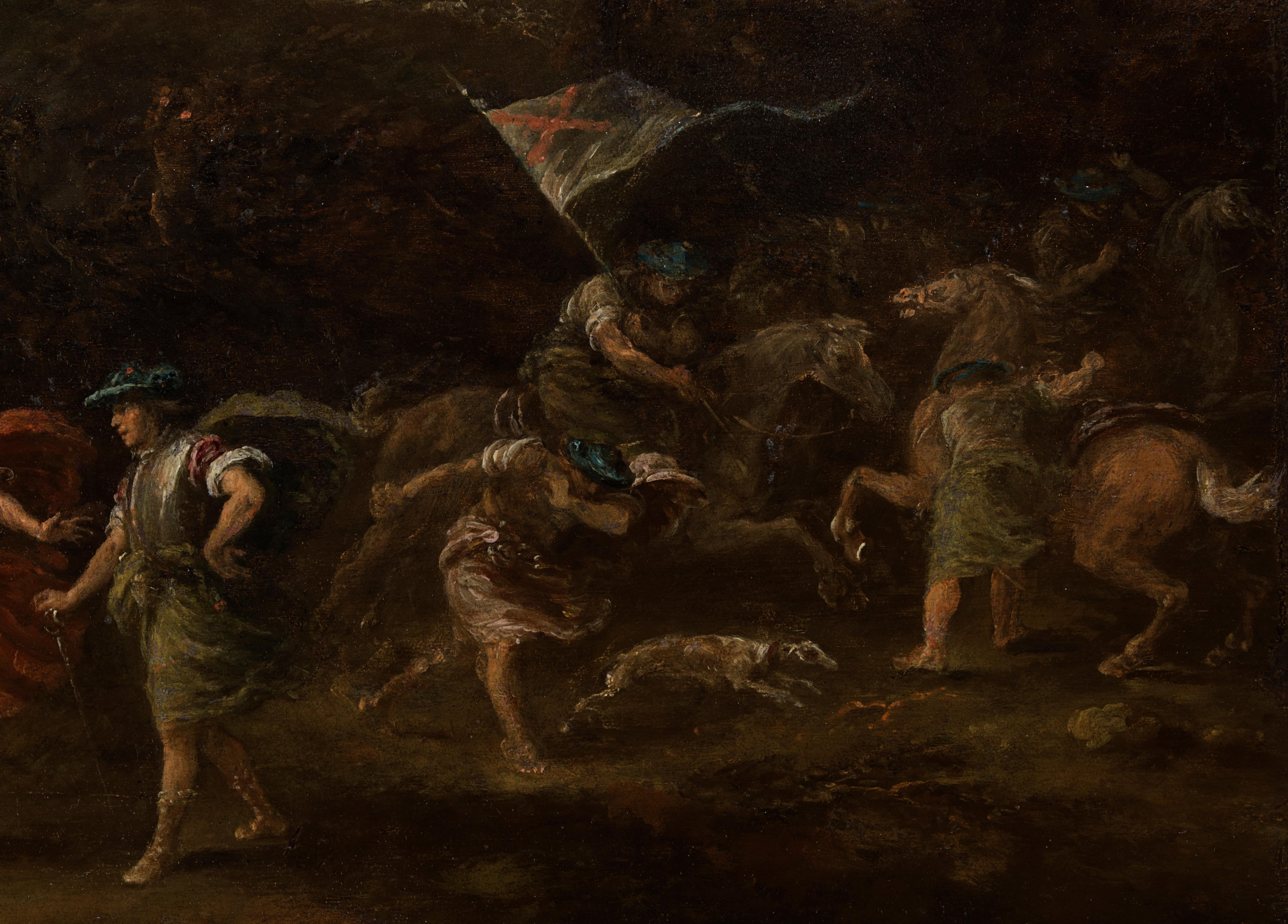 Peinture sur panneau « Macbeth and the Three Witches » de Francesco Zuccarelli en vente 4